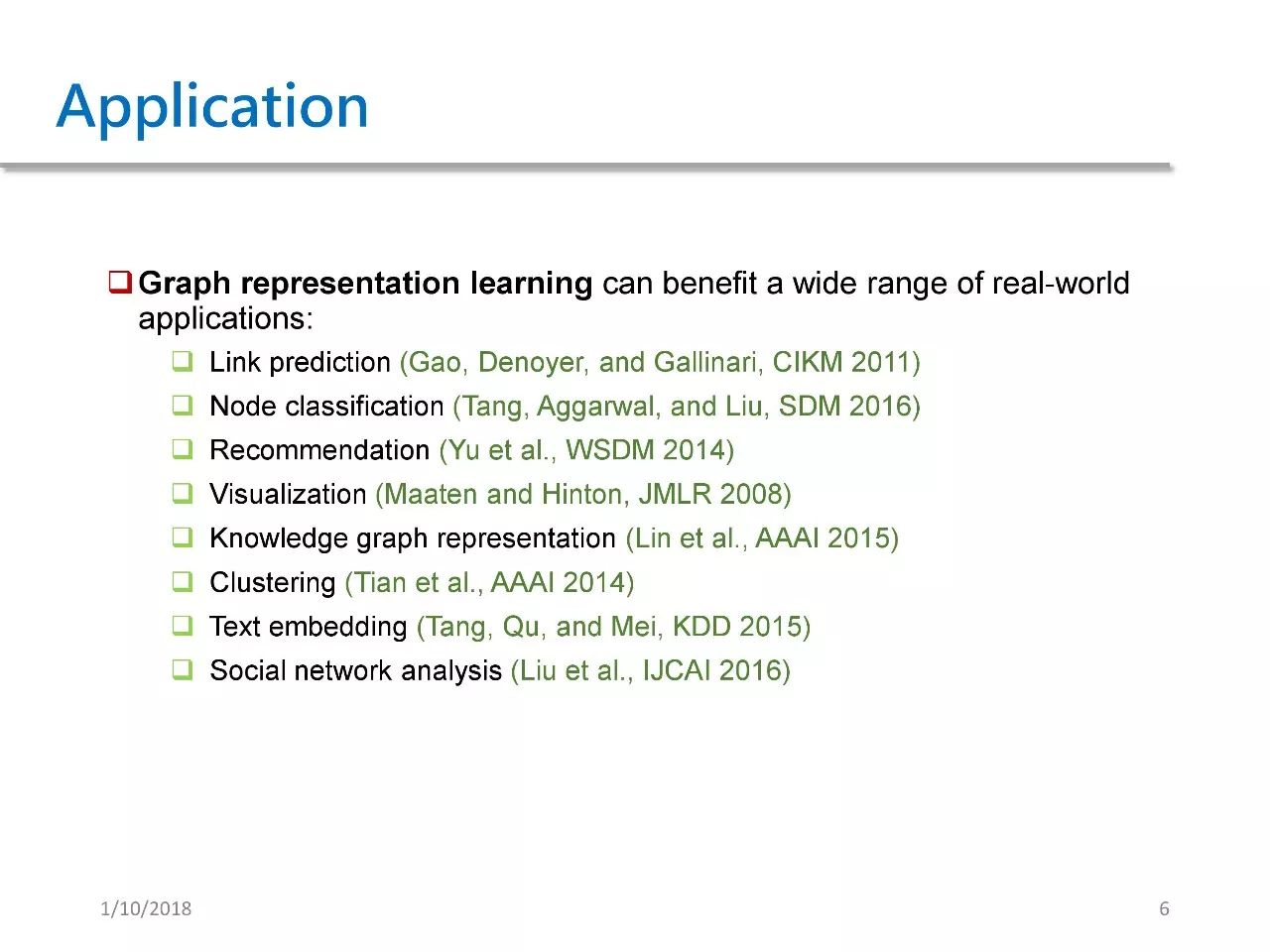 Understanding GAN Applications in Network Feature Learning