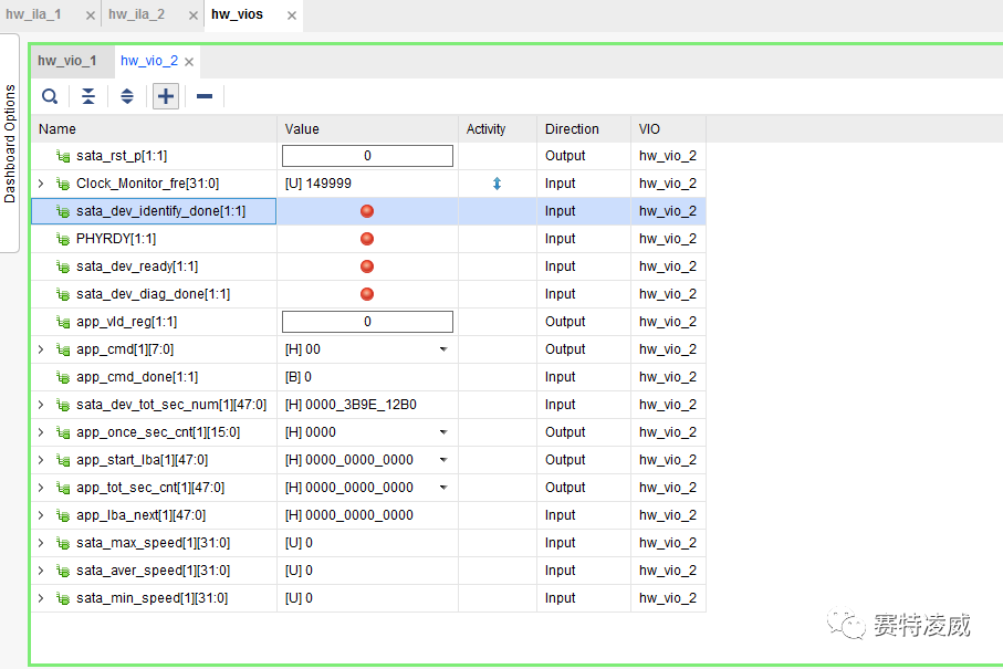 FPGA Read and Write SATA Testing