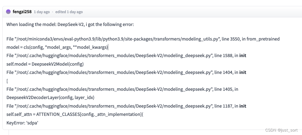 Running HuggingFace DeepSeek V2 on Single Node A800