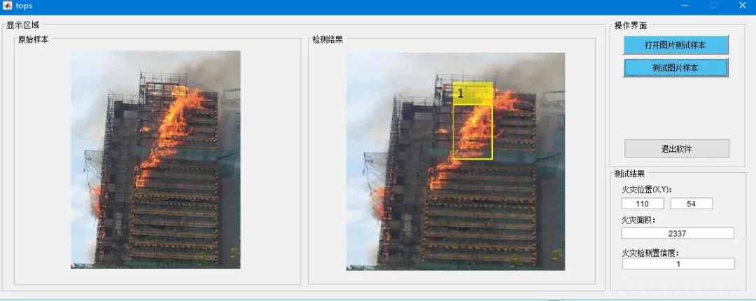 Fire Detection System Based on Faster R-CNN