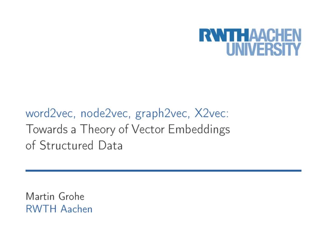 Word2Vec, Node2Vec, Graph2Vec, X2Vec: Theory of Vector Embeddings