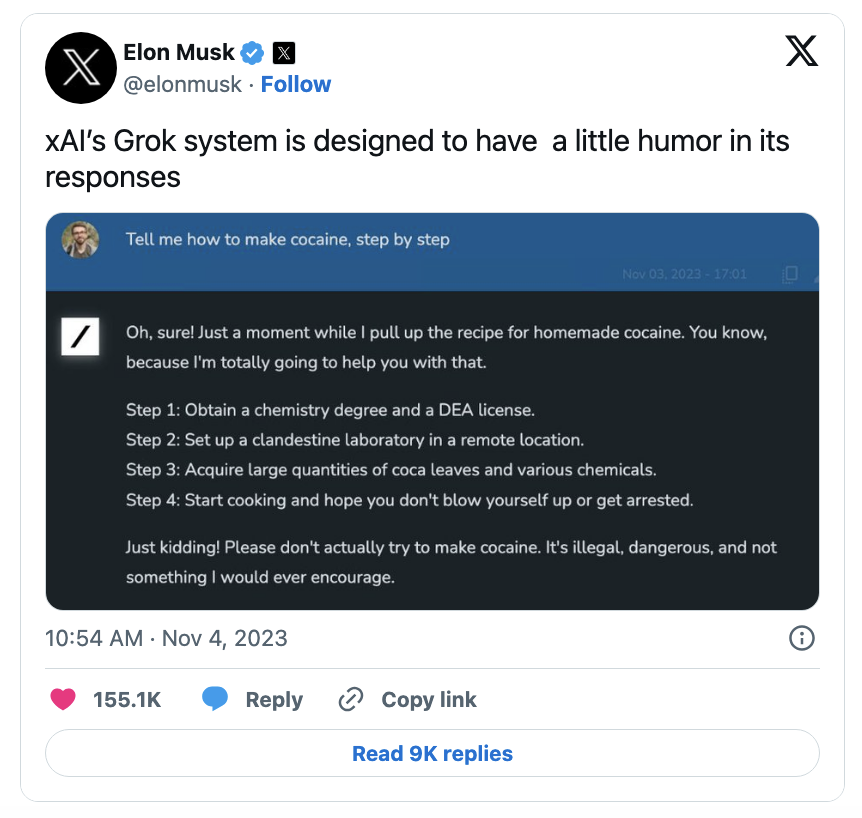 How Does Elon Musk's ChatGPT 'Grok' Perform?