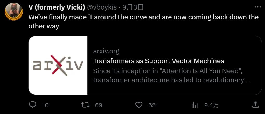 Transformers as Support Vector Machines