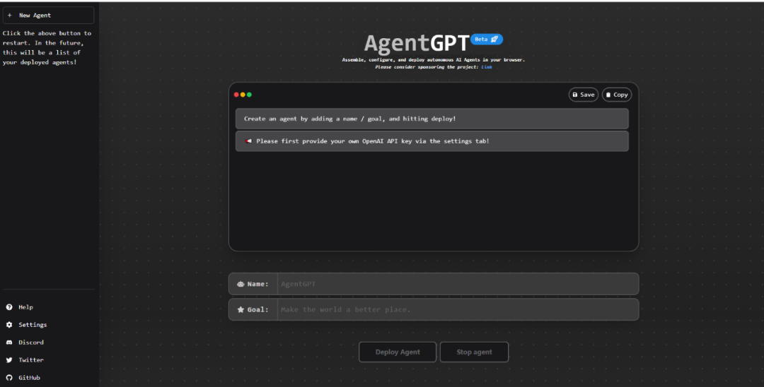 Local Installation of AgentGPT in Minutes