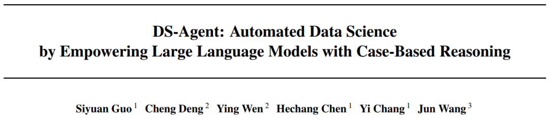 DS-Agent: Case-Based Reasoning for Data Science Automation