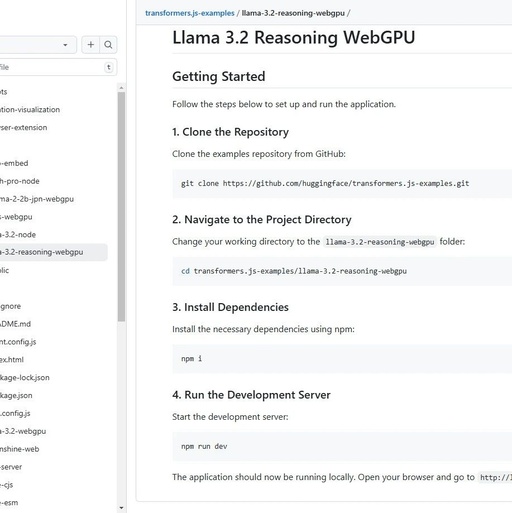 Llama 3.2 Reasoning WebGPU: A Powerful In-Browser Model