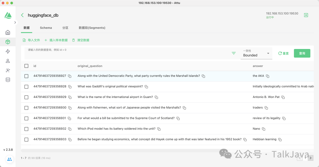 Milvus Practical Application - Question Answering System