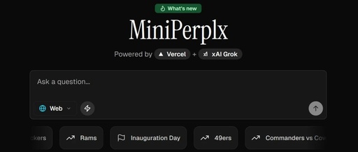 MiniPerplx: A Minimalist AI Search Engine