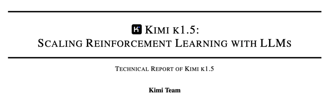 Kimi K1.5: Multimodal Reinforcement Learning Achieves Performance and Efficiency