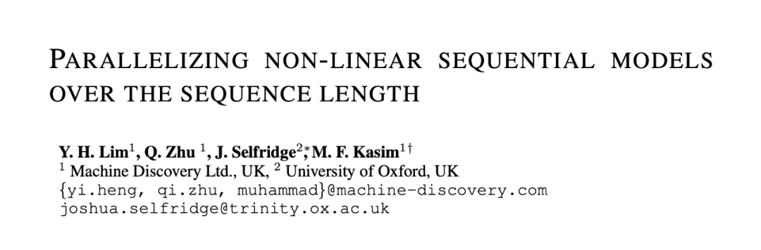 Exploring Parallel Computation in Non-Linear RNNs