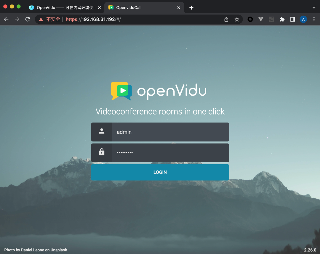 OpenVidu: Open Source WebRTC Video Conferencing Platform for Intranet