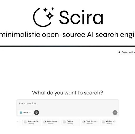 Scira: A Minimal AI-Driven Search Engine