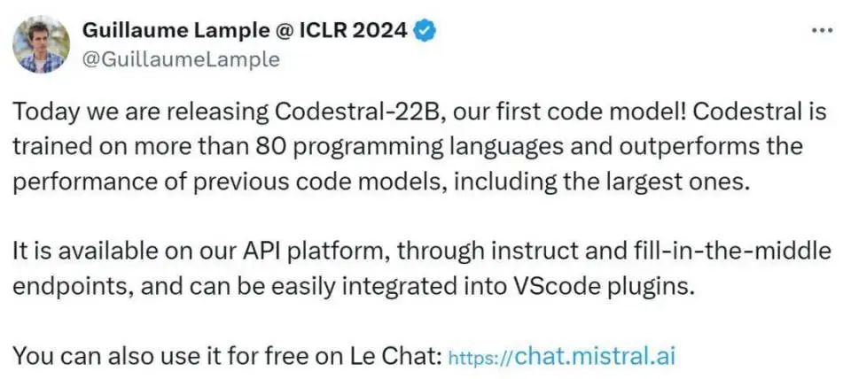 Mistral Launches First Programming Model Mastering 80+ Languages