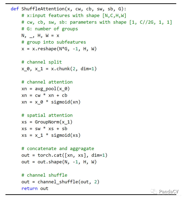 Shuffle Attention Mechanism in CV