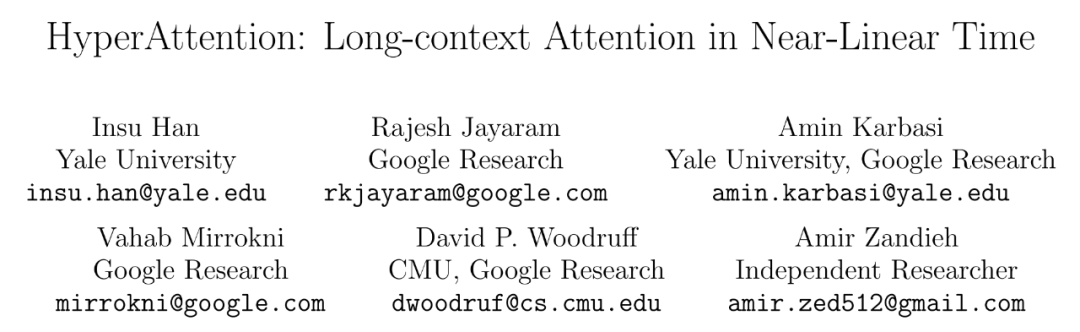 Introducing HyperAttention: A New Approximate Attention Mechanism