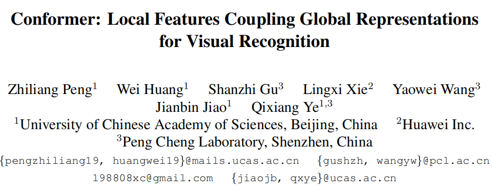 Conformer: A Hybrid CNN-Transformer Model for Improved Feature Representation
