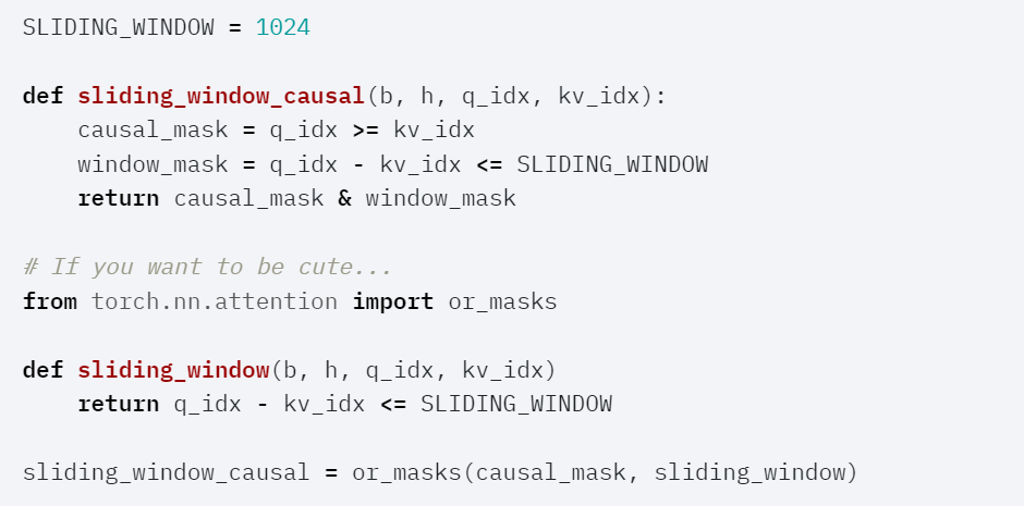 New PyTorch API: Implementing Different Attention Variants with Just a Few Lines of Code!