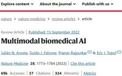 Multimodal Biomedical AI in the Era of Large Models