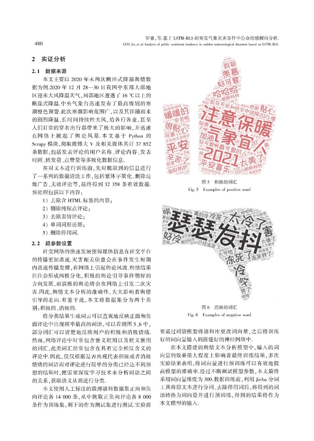 Public Sentiment Analysis of Meteorological Disasters Based on LSTM-BLS