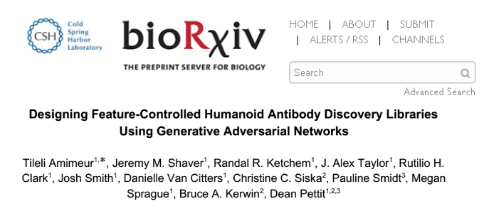 Designing Feature-Controlled Humanoid Antibody Libraries Using GANs
