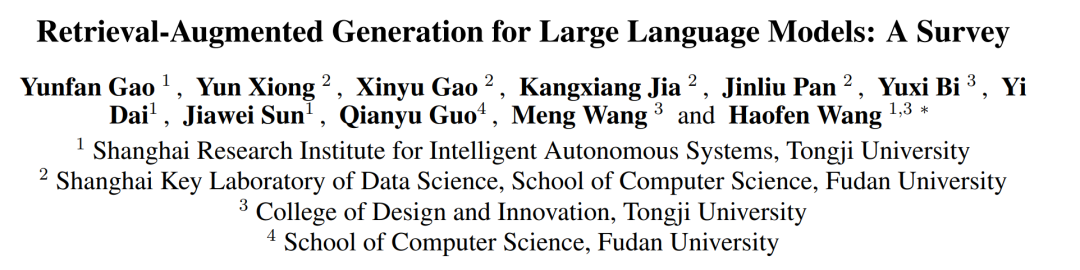 Recent Advances in RAG for Large Models