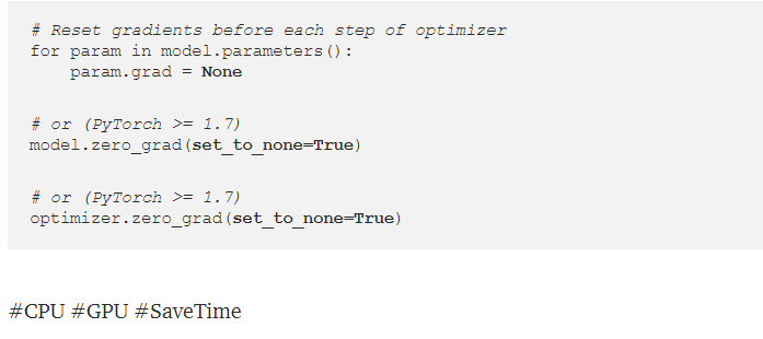 Optimize PyTorch Performance for Speed and Memory Efficiency
