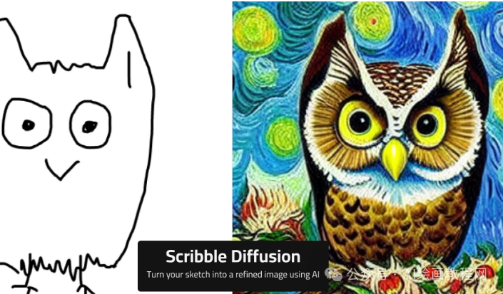 Scribble Diffusion: Transform Your Sketches into Refined Images