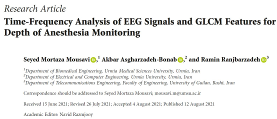 Time-Frequency Analysis of EEG Signals for Depth of Anesthesia Monitoring