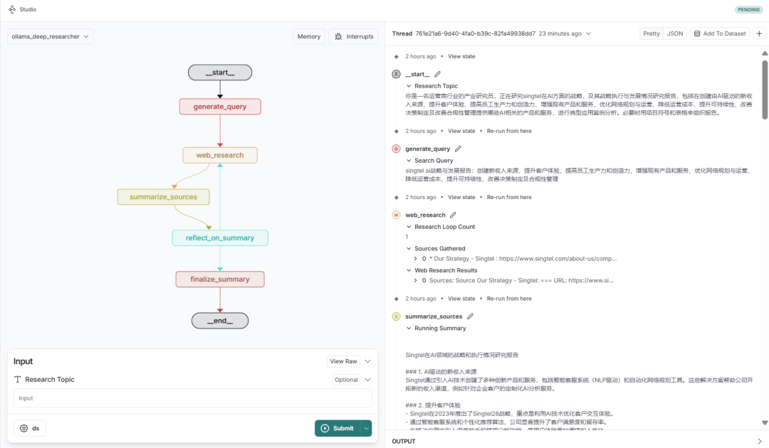 Open Source Deep Research Based on LangGraph