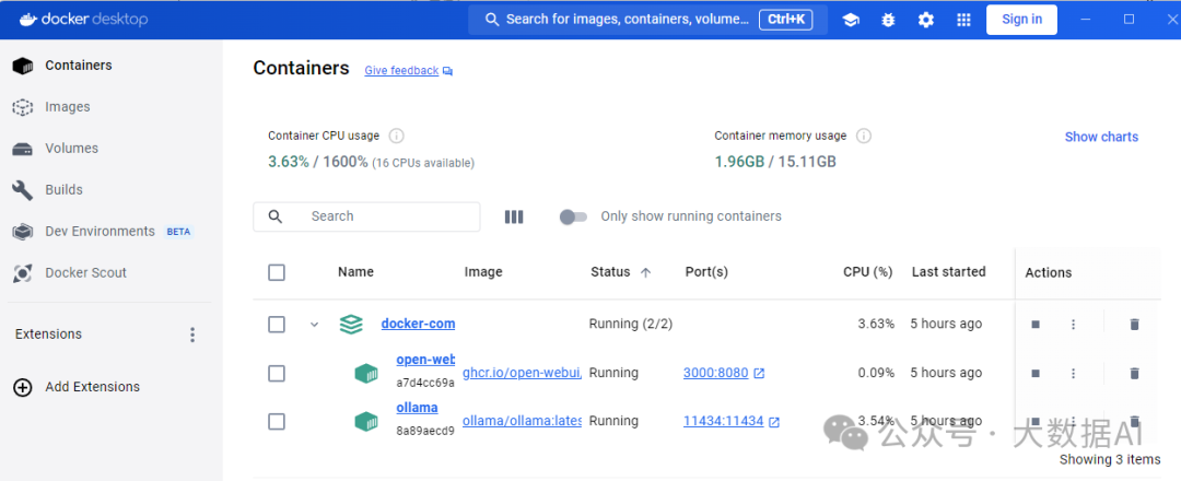 Install Ollama and Open-WebUI on Windows Using Docker Compose