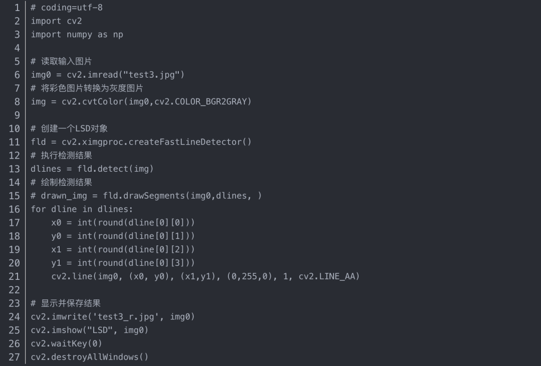 Comprehensive Summary of 8 Common Line Detection Algorithms