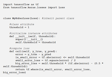 Creating Custom Loss Functions Using TensorFlow 2
