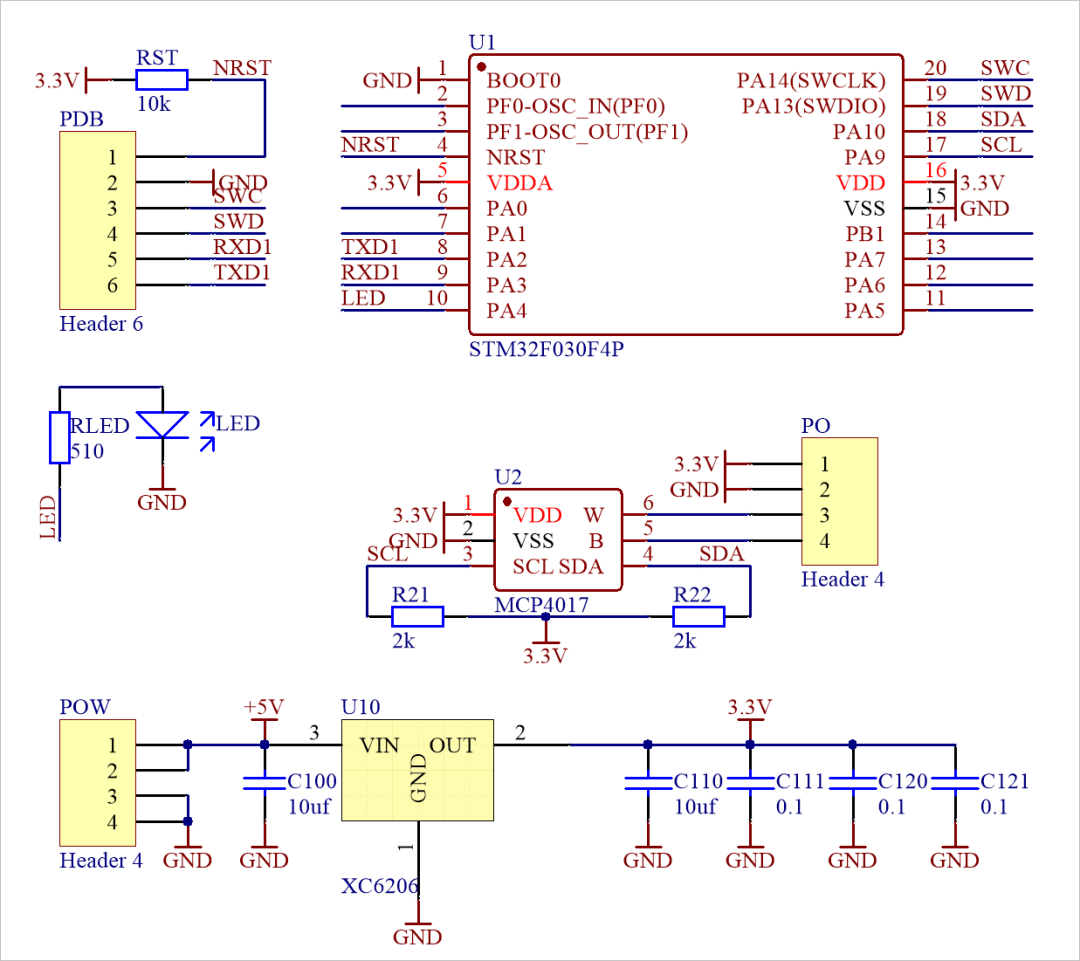 Testing the MCP4017 Digital Potentiometer