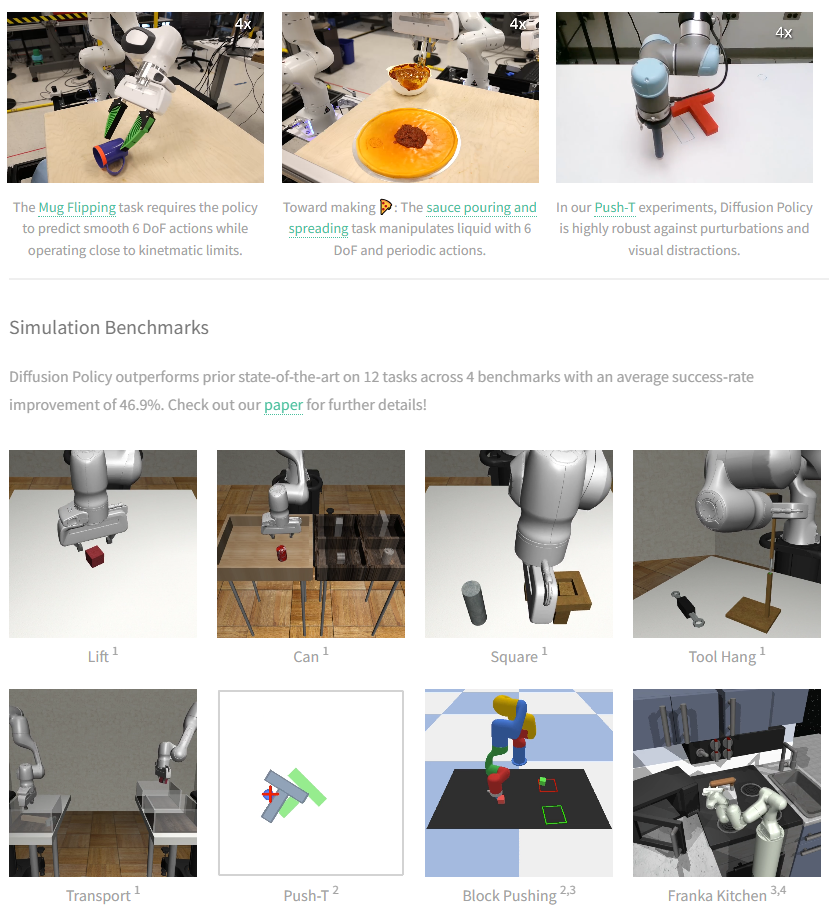 Understanding Embodied Robotic Arms Through Diffusion Policy