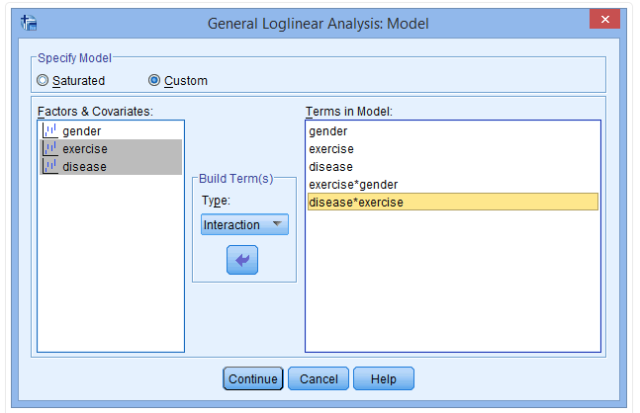 SPSS Operation: Log-Linear Model Tutorial