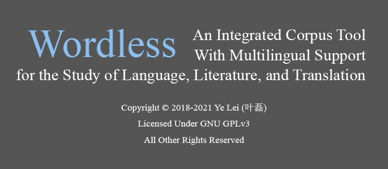 Wordless: Breaking Barriers in Corpus Research