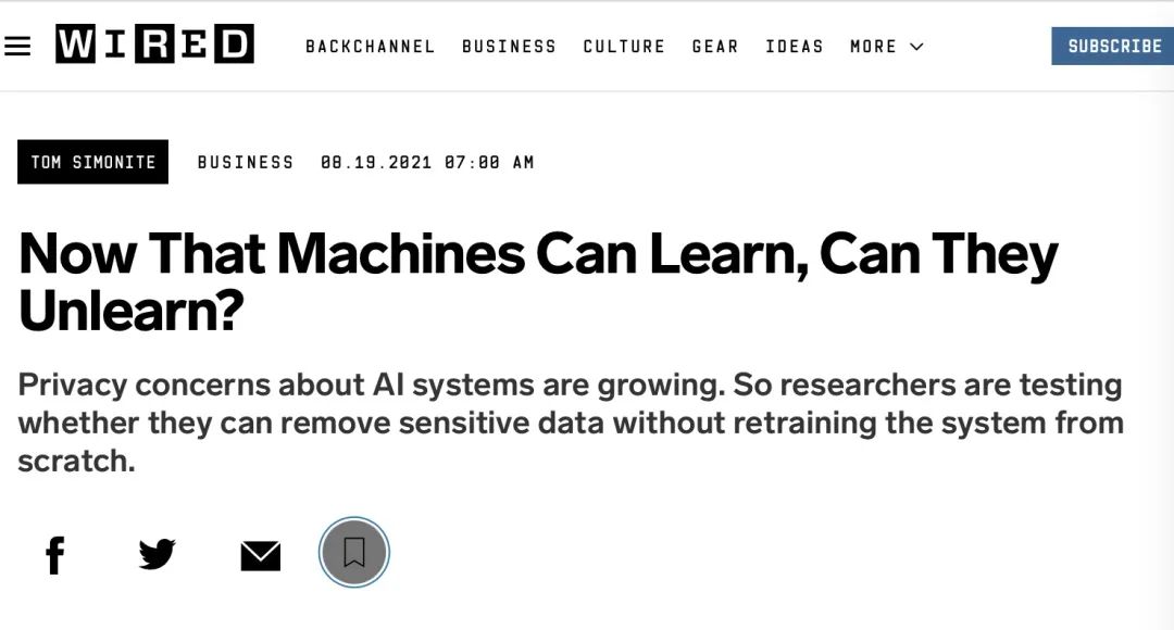 Can Machines Learn and Forget?