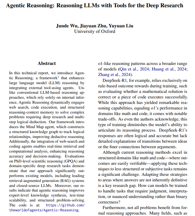 Understanding the Paper: Agentic Reasoning in Deep Research