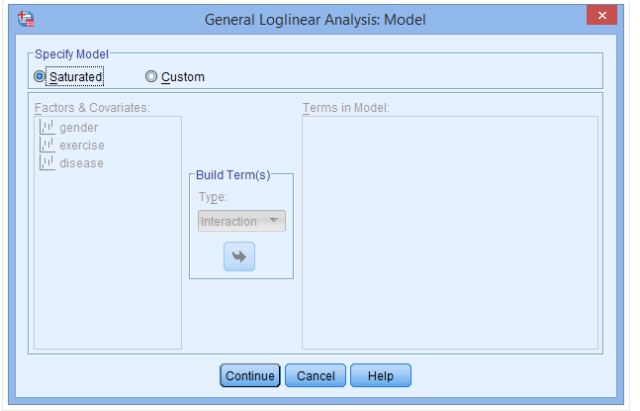 SPSS Operation: Log-Linear Model Tutorial
