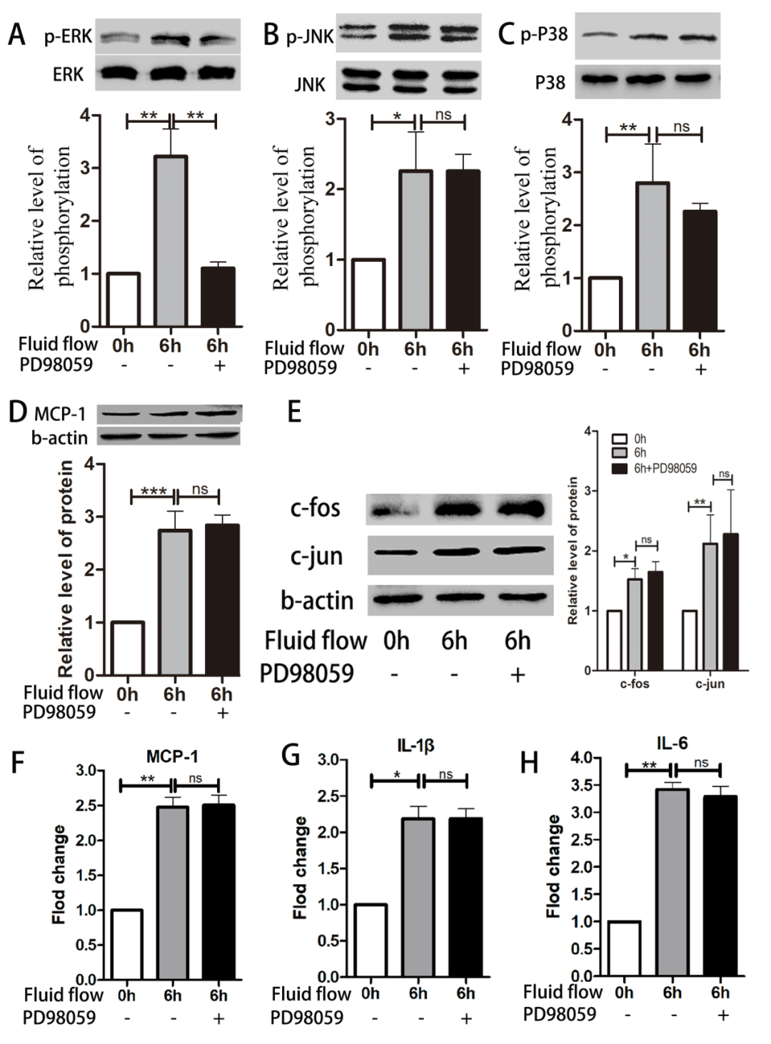 Impinging Flow Induces MCP-1 Expression in Endothelial Cells via JNK/c-Jun/p38/c-Fos Pathway