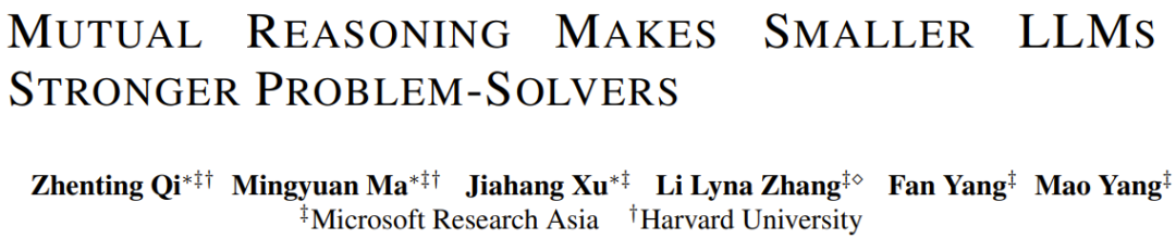 Self-Play Mutual Reasoning: Enhancing Small Models Without Fine-Tuning