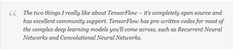 5 Commonly Used Deep Learning Frameworks