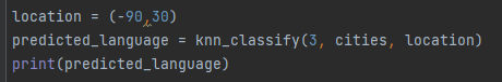 Implementing K-Nearest Neighbors Algorithm in Python