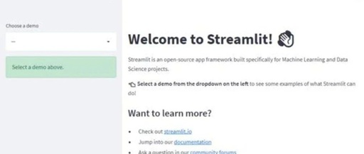 Streamlit: A Framework for Rapid Data Application Development
