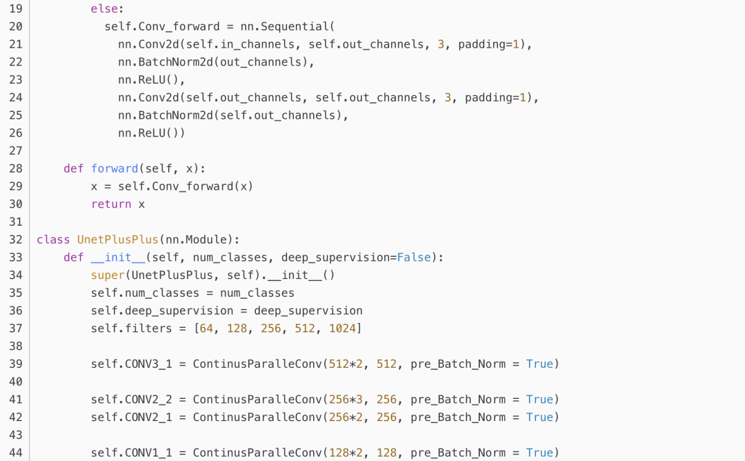 Unet++ Implementation in PyTorch