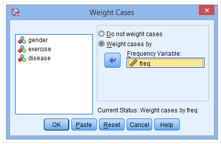 SPSS Operation: Log-Linear Model Tutorial
