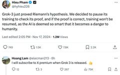 Grok-3 and the Riemann Hypothesis: The Shocks and Challenges Brought by AI