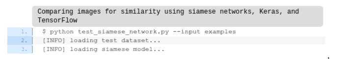 Comparing Images for Similarity Using Siamese Networks, Keras, and TensorFlow