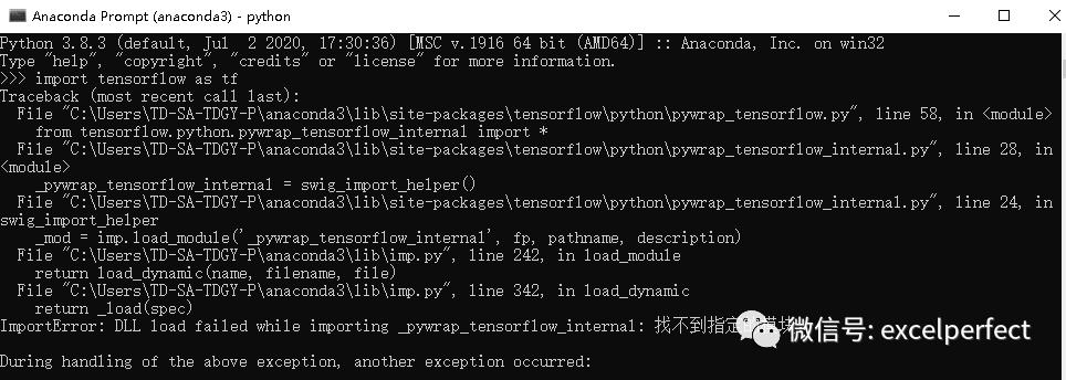 Issues and Solutions for Installing TensorFlow