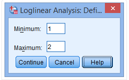 SPSS Operation: Log-Linear Model Tutorial